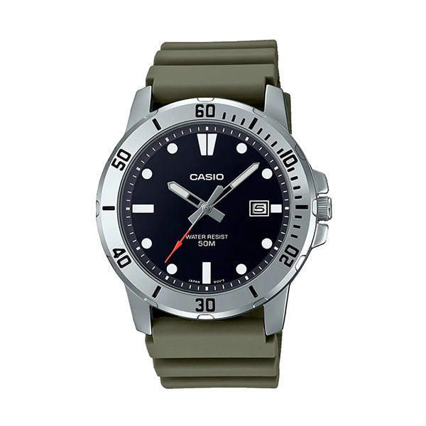 Мъжки аналогов часовник Casio - Casio Collection - MTP-VD01-3EVUDF