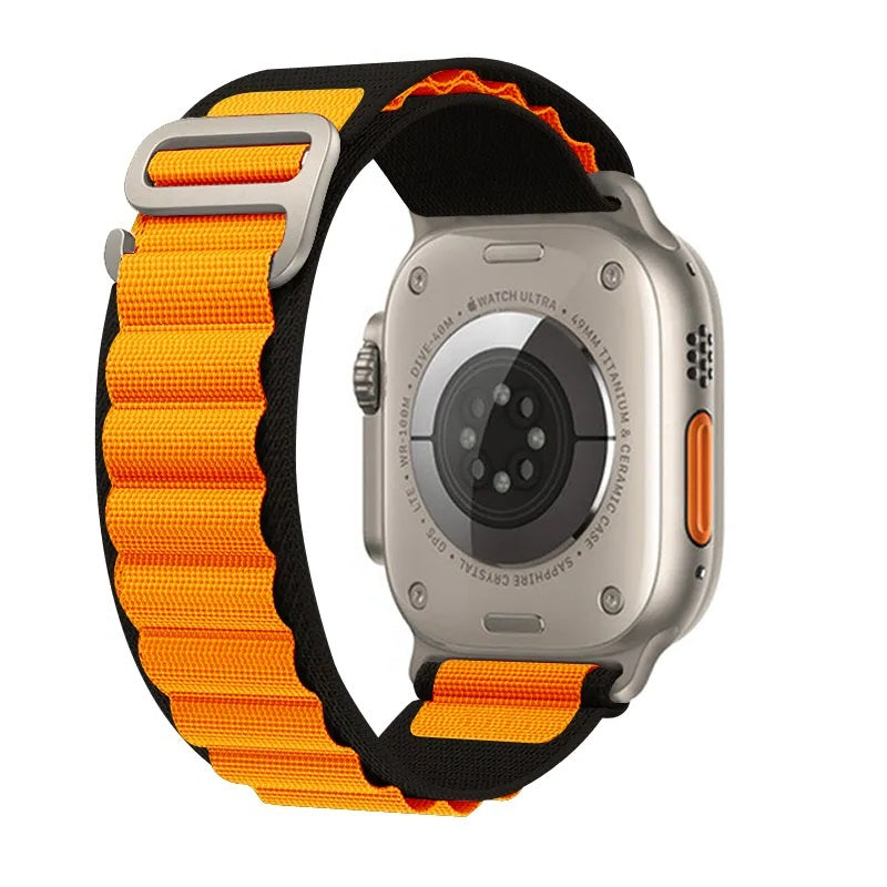 Каишка за Apple Watch - Klein Alpine Black Orange - 38/40/41мм