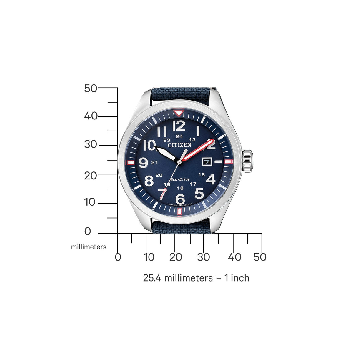 Мъжки аналогов часовник Citizen Eco-Drive - AW5000-16L