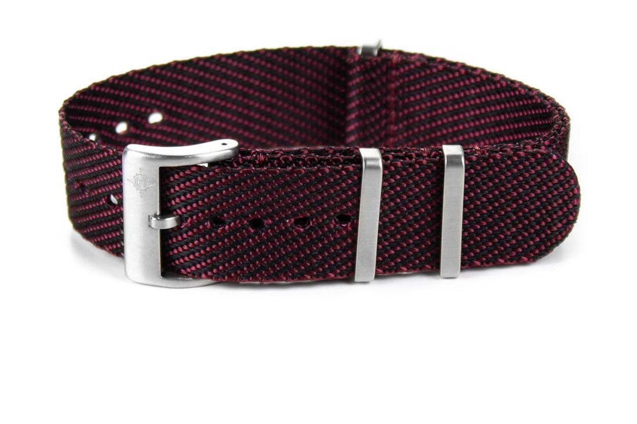 Каишка за часовник - Deluxe Bordeaux - 22мм