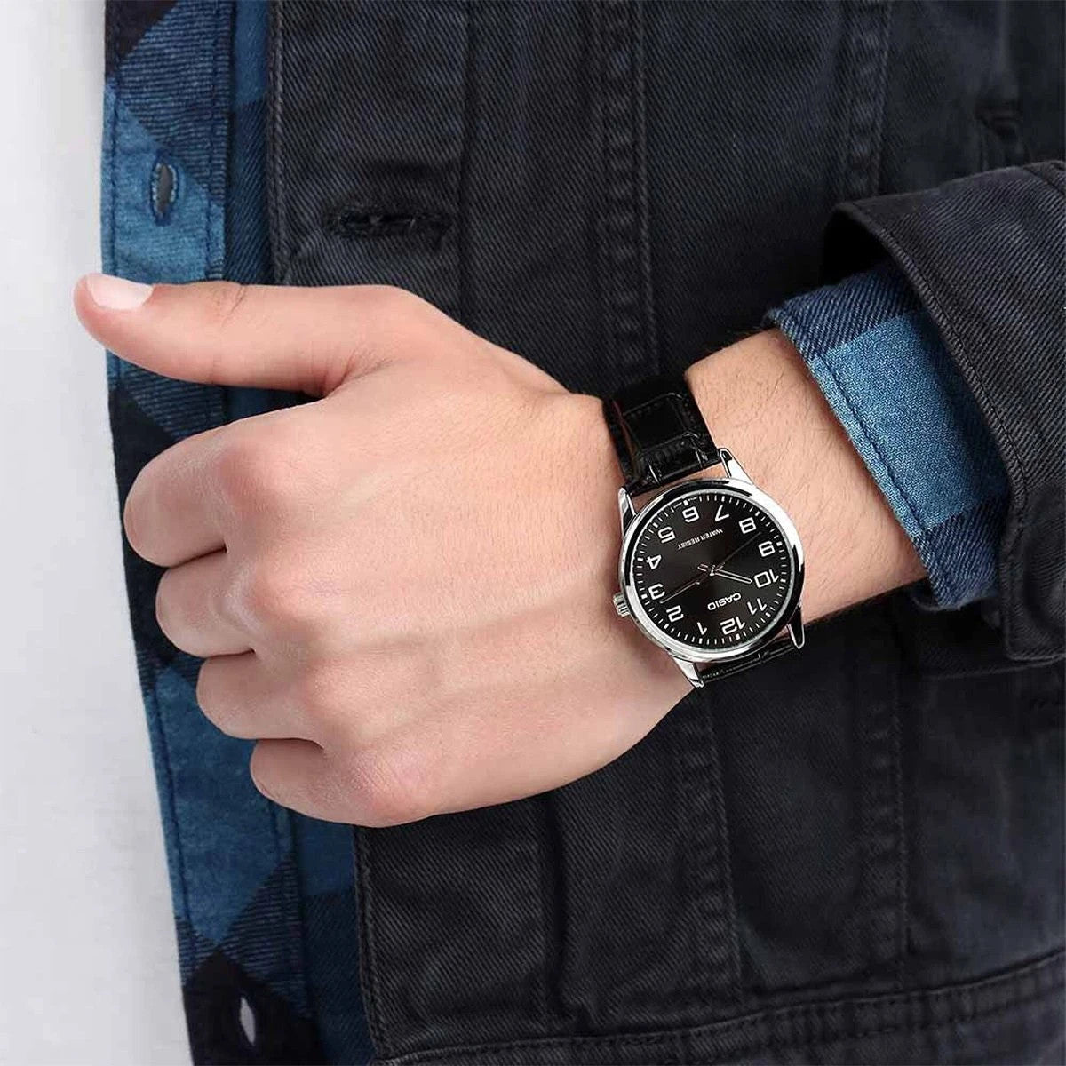 Мъжки аналогов часовник CASIO - Casio Collection - MTP-V001L-1BUDF