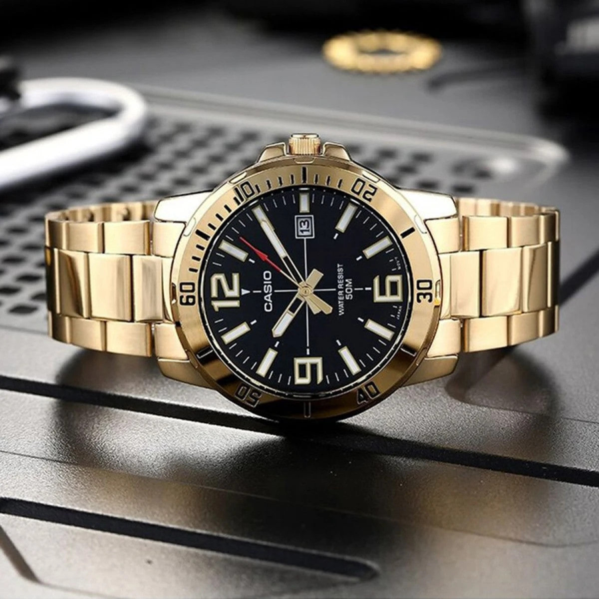 Мъжки аналогов часовник Casio - MTP-VD01G-1BVUDF
