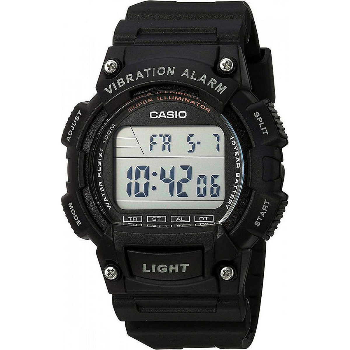 Мъжки дигитален часовник Casio - W-736H-1AVDF