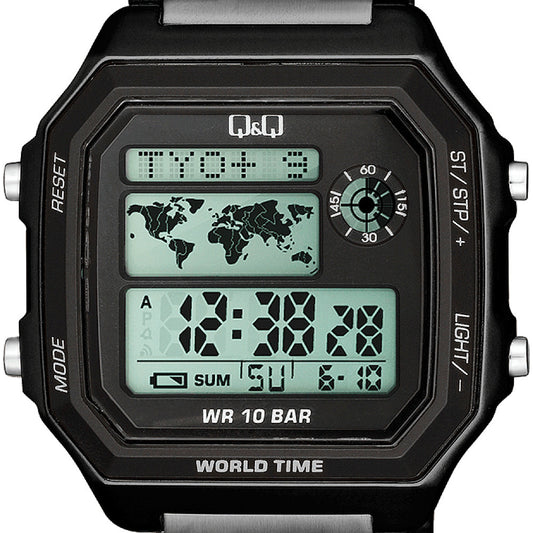 Мъжки дигитален часовник Q&Q World Time - M196J008Y