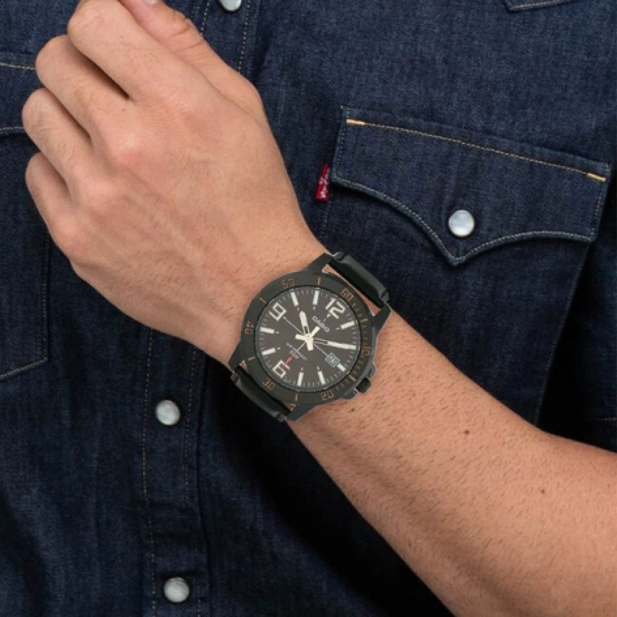 Мъжки аналогов часовник Casio - Casio Collection - MTP-VD01BL-1BVUDF