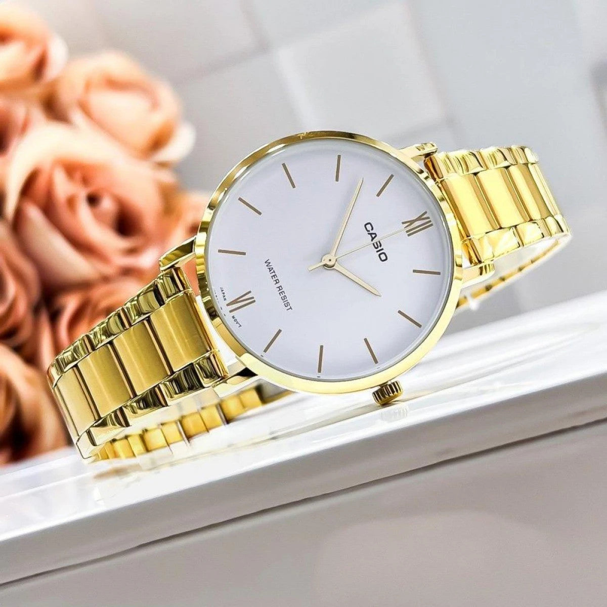 Дамски аналогов часовник Casio - LTP-VT01G-7BUDF