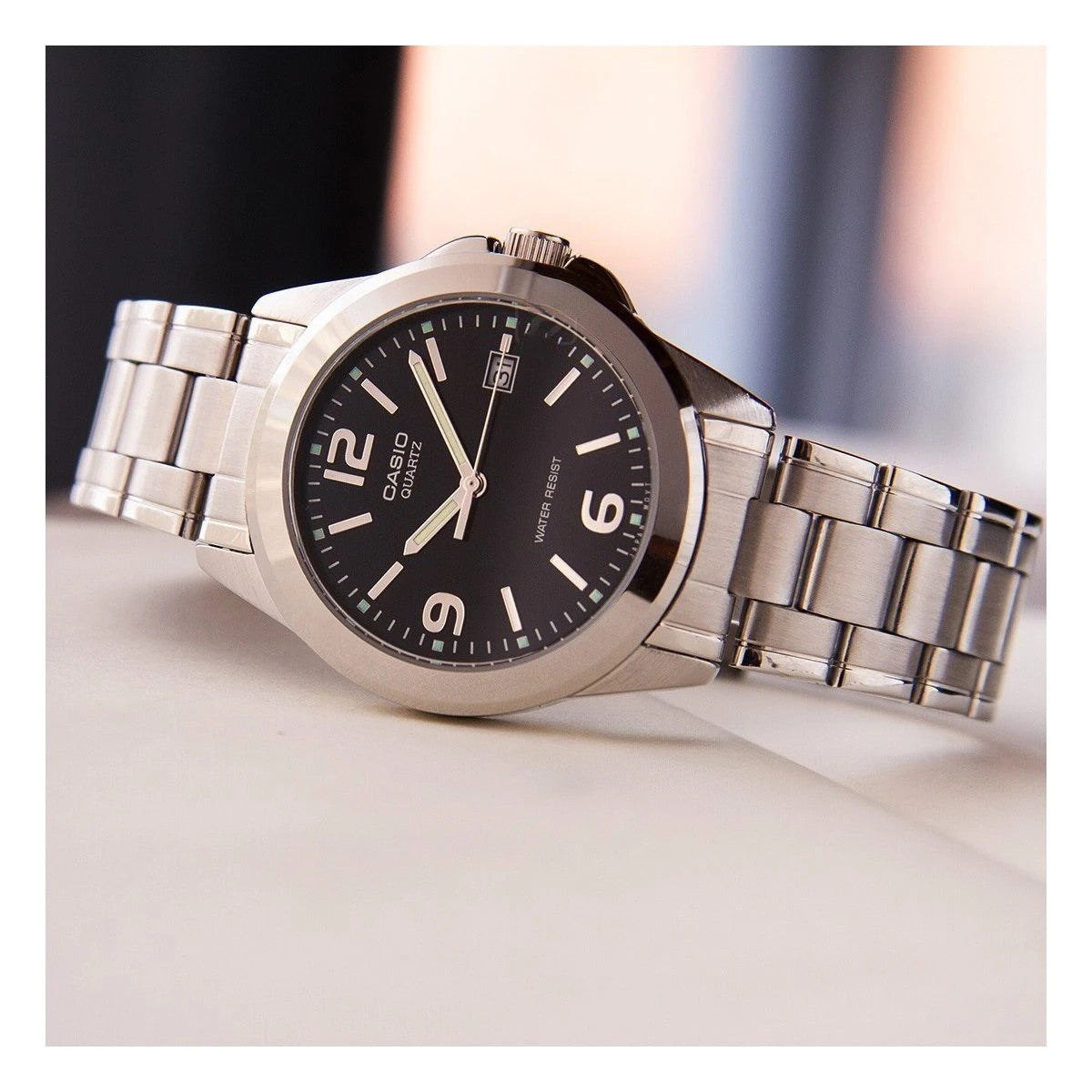 Мъжки аналогов часовник Casio - Casio Collection - MTP-1215A-1ADF