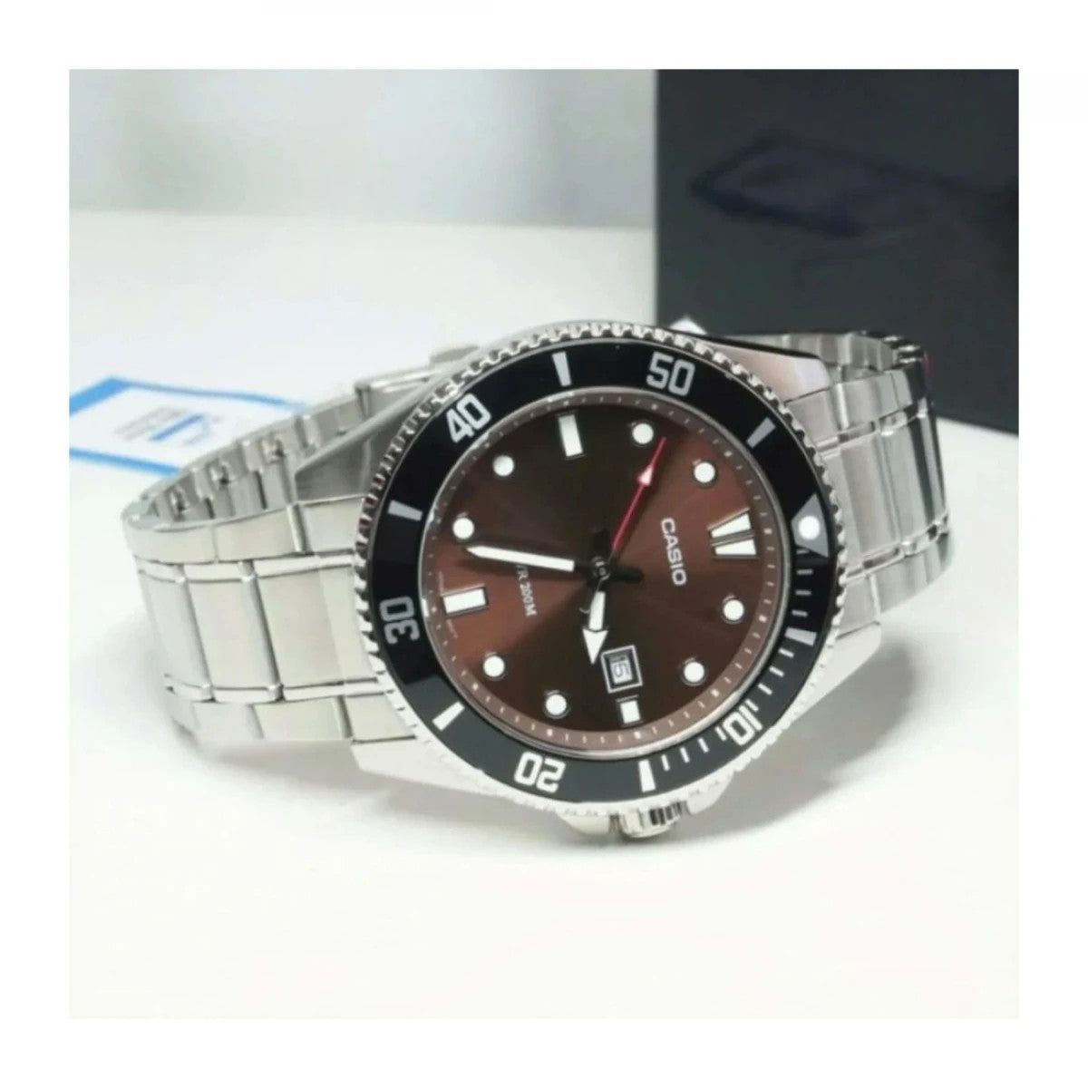 Мъжки аналогов часовник Casio Diving - MDV-107D-5AVDF