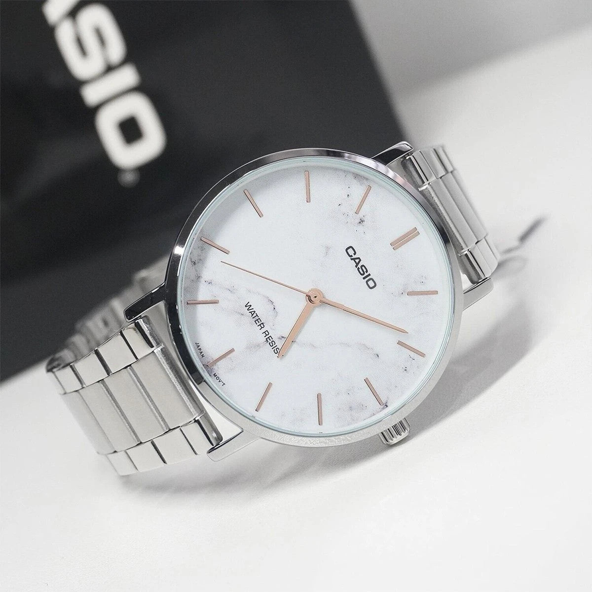 Мъжки аналогов часовник Casio - Casio Collection - MTP-VT01DM-7AUDF