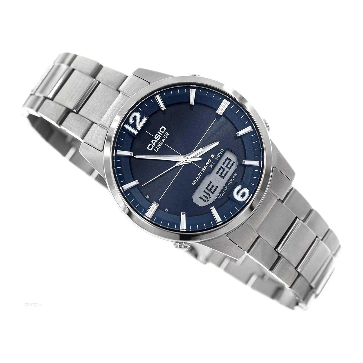 Мъжки часовник Casio Lineage Wace Ceptor Solar Titanium - LCW-M170TD-2AER