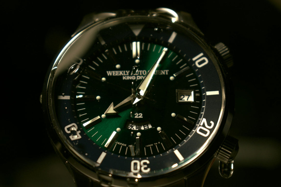 Orient King Diver със зелен циферблат