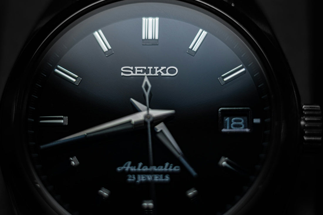 Циферблат на Seiko автоматик отблизо
