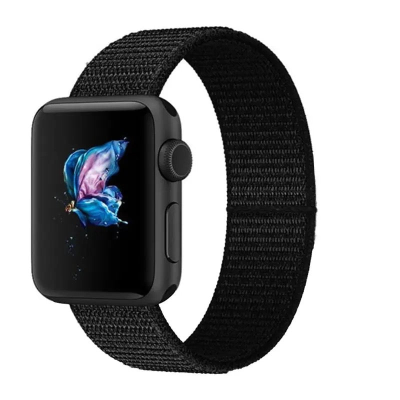 Каишка за Apple Watch - Gross Velcro Charcoal - 38/40/41мм