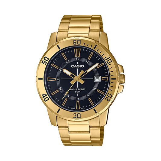 Мъжки аналогов часовник Casio - Casio Collection - MTP-VD01G-1CVUDF