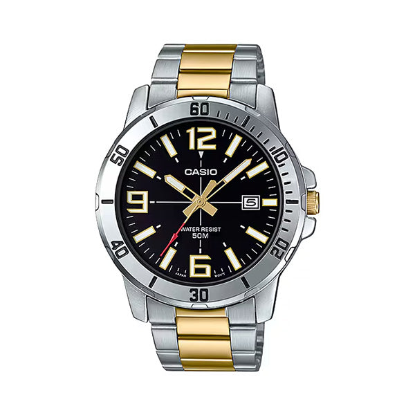 Мъжки аналогов часовник Casio - Casio Collection - MTP-VD01SG-1BVUDF