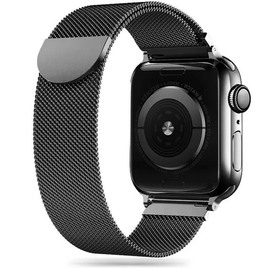 Черна миланезе меш за Apple Watch
