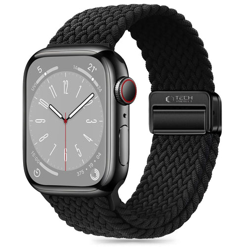 Черна плетена каишка за Apple Watch