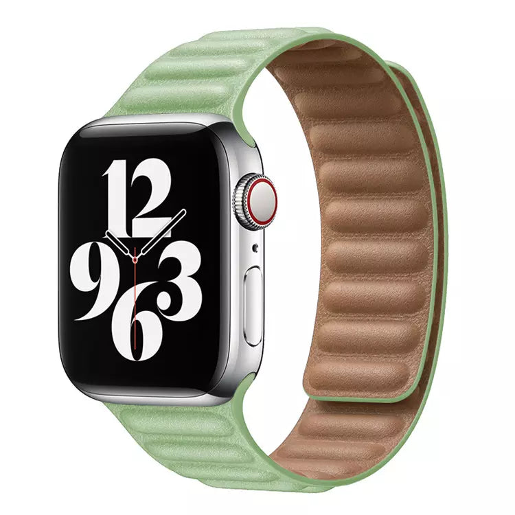 Каишка за Apple Watch - Gross Mint Green Fishbone - 42/44/45мм