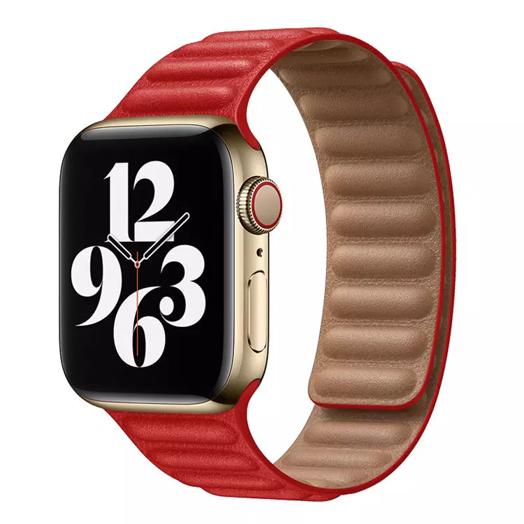 Каишка за Apple Watch - Klein Chilli Red Fishbone - 38/40/41мм