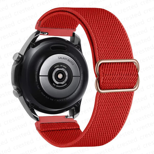 Текстилна Каишка за Часовник - Elastic Red Sonya - 22мм