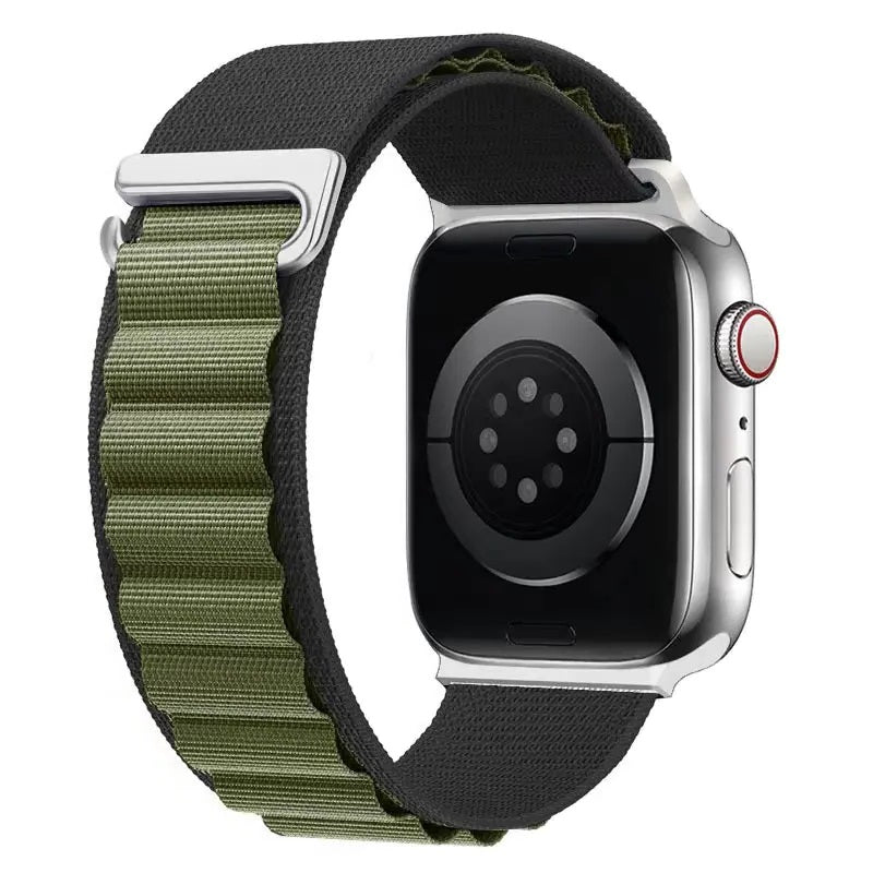 Каишка за Apple Watch - Klein Alpine Black Khaki - 38/40/41мм