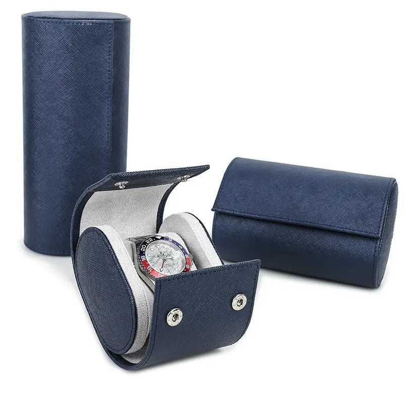 Зелена кутия за часовник - EGGSHAPE Green Saffiano - 1 слот