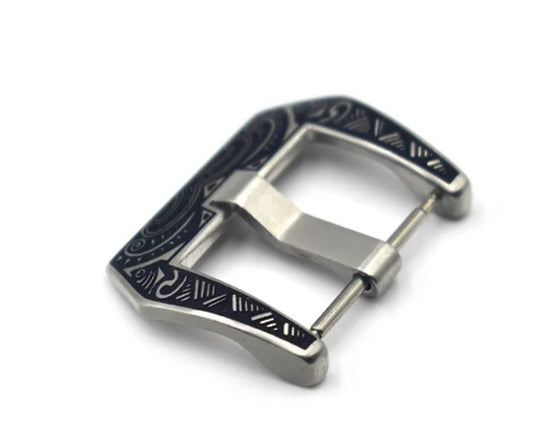 Закопчалка за каишка за часовник - Mittel Solid Engraved - 20мм