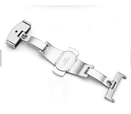 Закопчалка за каишка за часовник - Butterfly Silver - 22мм