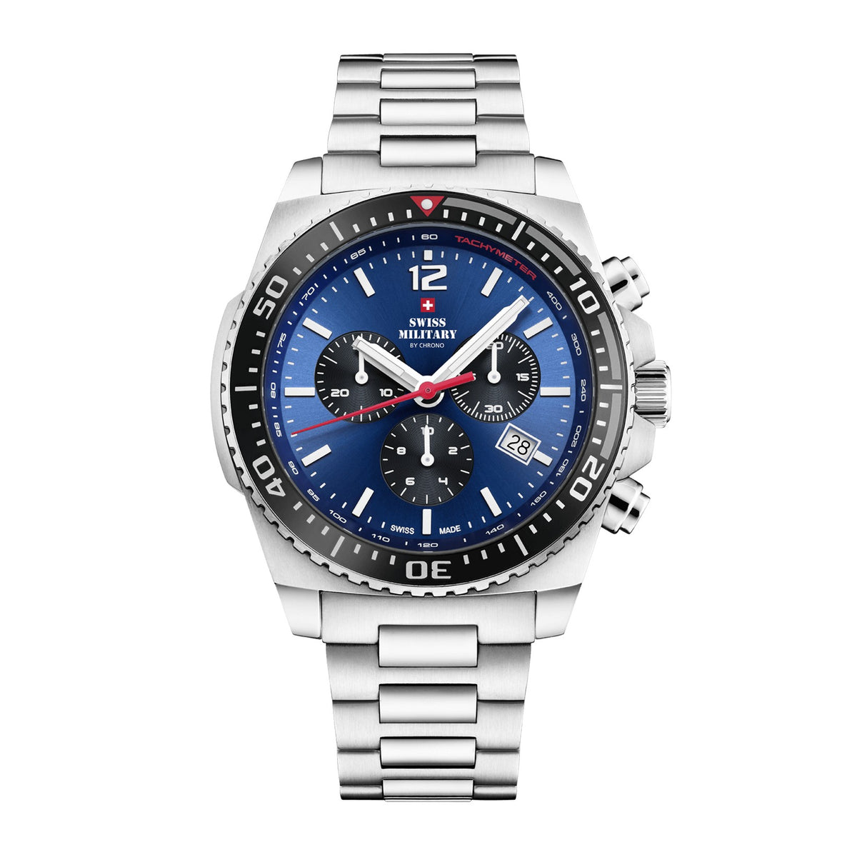 Мъжки часовник SWISS MILITARY BY CHRONO - SM34093.02SET BLUE