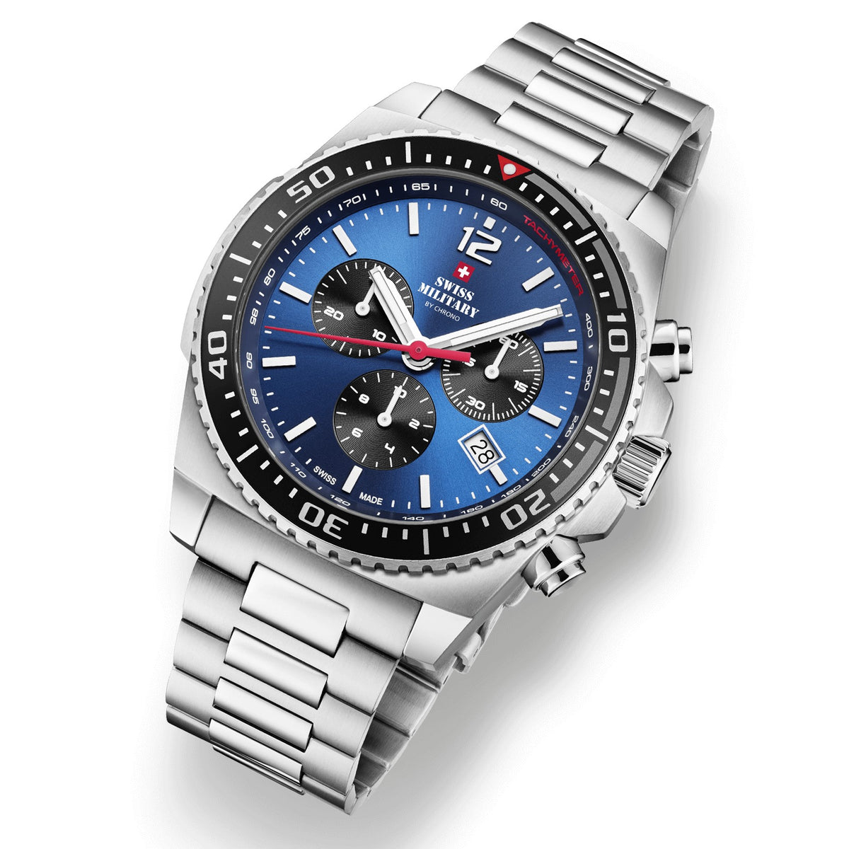 Мъжки часовник SWISS MILITARY BY CHRONO - SM34093.02SET BLUE