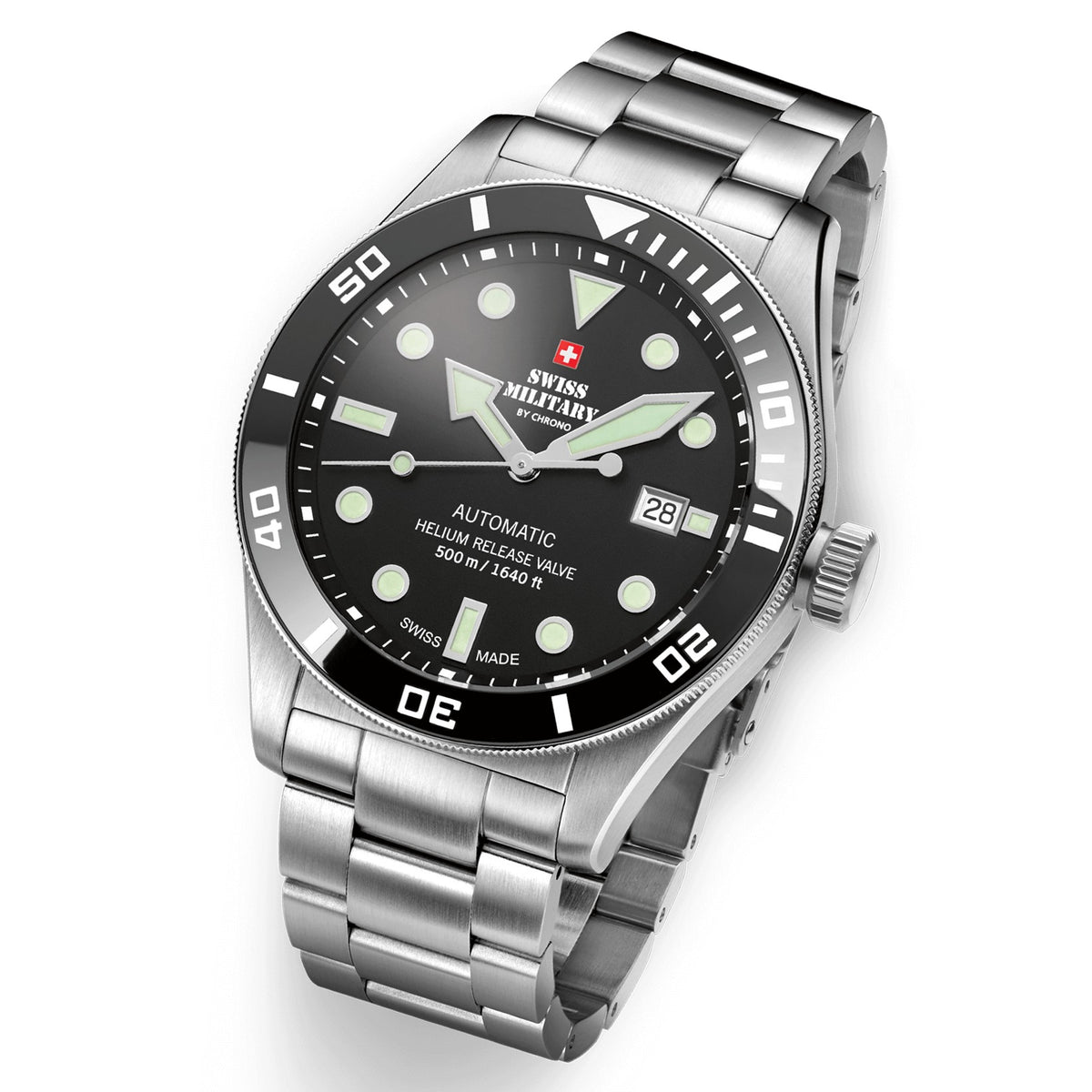 Мъжки часовник SWISS MILITARY BY CHRONO - SMA34075.01SET BLACK