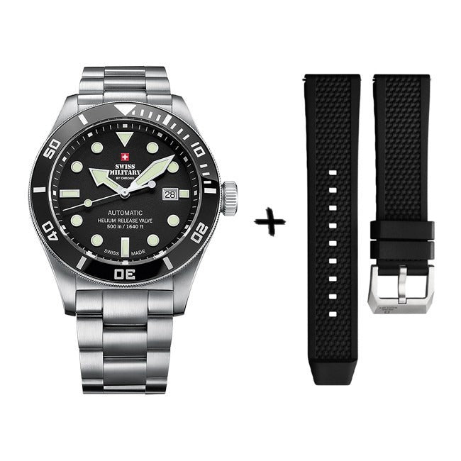 Мъжки часовник SWISS MILITARY BY CHRONO - SMA34075.01SET BLACK