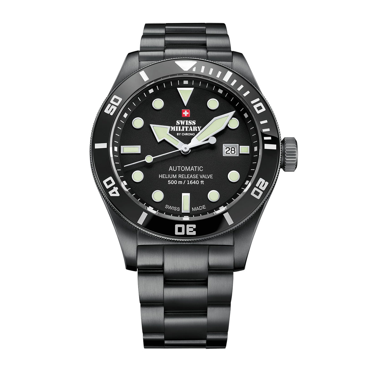 Мъжки часовник SWISS MILITARY BY CHRONO - SMA34075.04SET BLACK