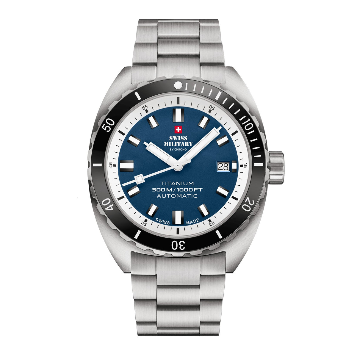 Мъжки часовник SWISS MILITARY BY CHRONO - SMA34100.03SET WHITE