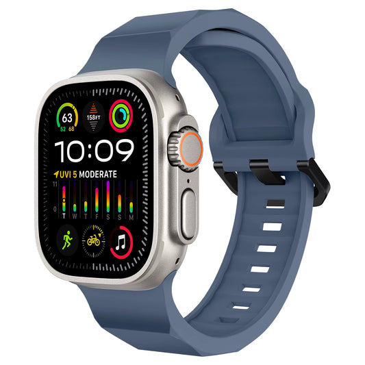 синя вълниста каишка за Apple Watch