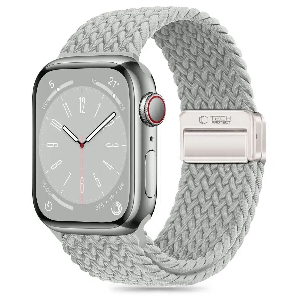 Сива плетена каишка за Apple Watch