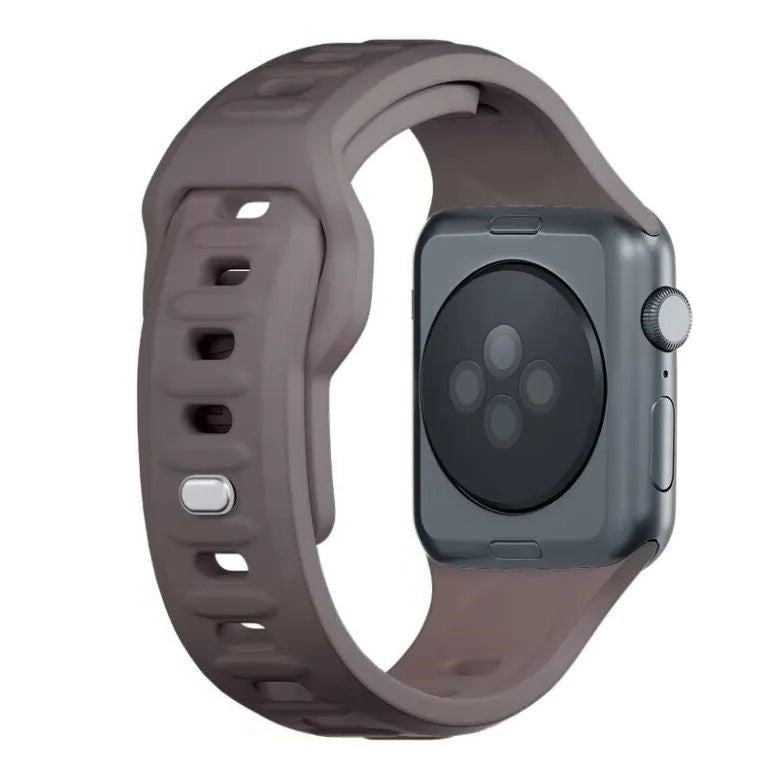 Светлосива силиконова каишка за Apple Watch