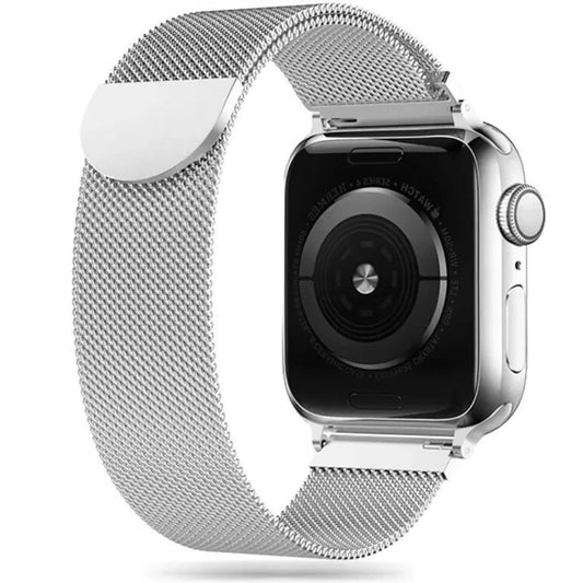 Сива миланезе меш за Apple Watch