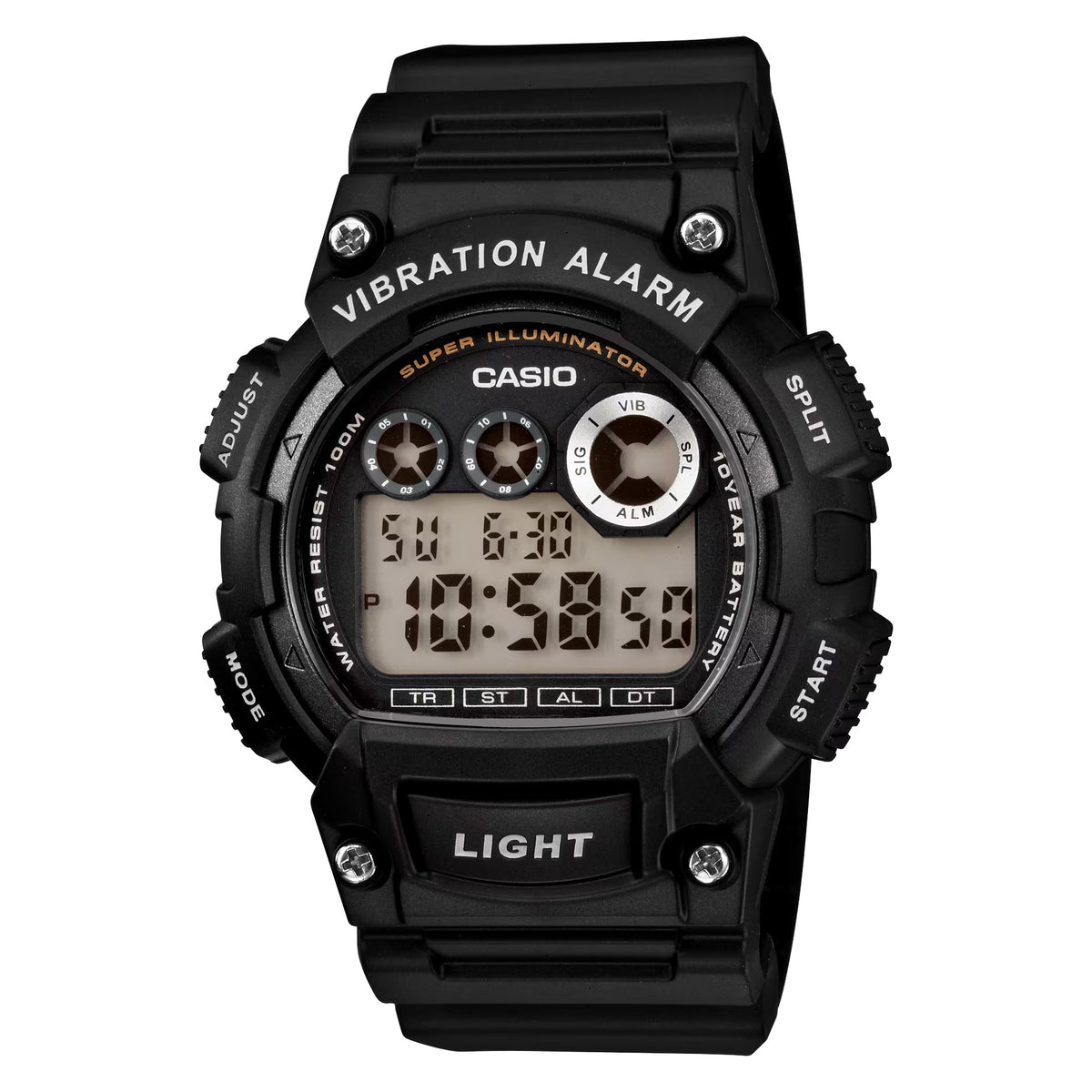Мъжки дигитален часовник Casio - W-735H-1AVDF