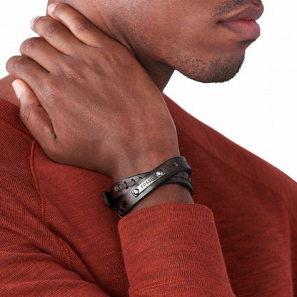 Мъжка гривна FOSSIL - JF87354040