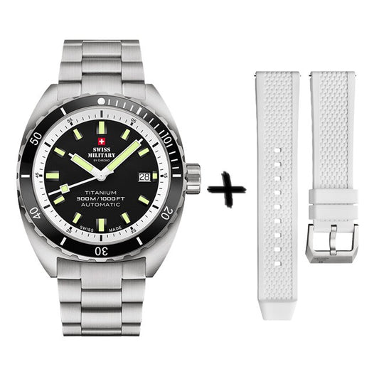 Мъжки часовник SWISS MILITARY BY CHRONO - SMA34100.02SET WHITE