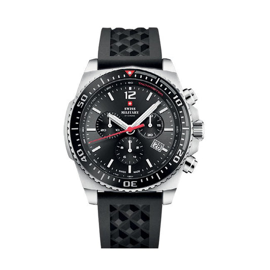 Мъжки часовник SWISS MILITARY BY CHRONO - SM34093.01SET BLACK