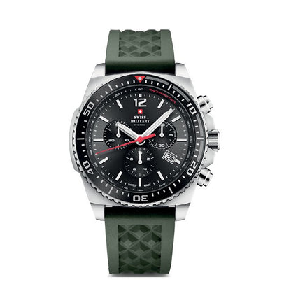 Мъжки часовник SWISS MILITARY BY CHRONO - SM34093.01SET GREEN
