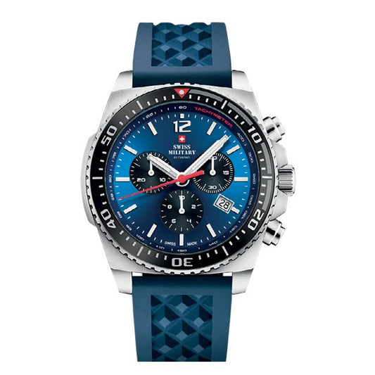 Мъжки часовник SWISS MILITARY BY CHRONO - SM34093.02SET BLUE
