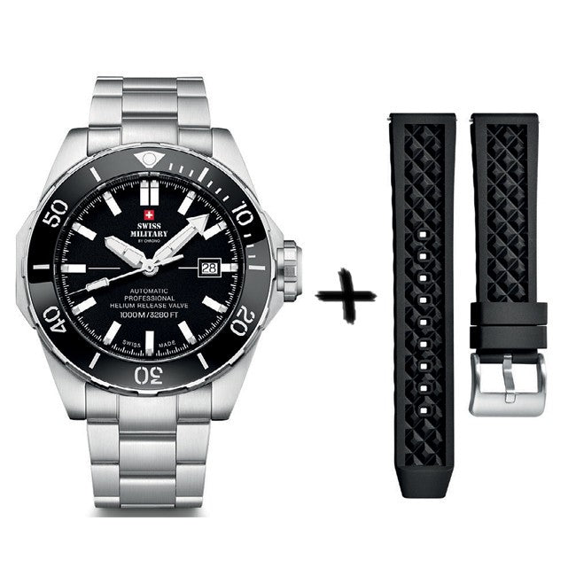 Мъжки часовник SWISS MILITARY BY CHRONO - SMA34092.01SET BLACK