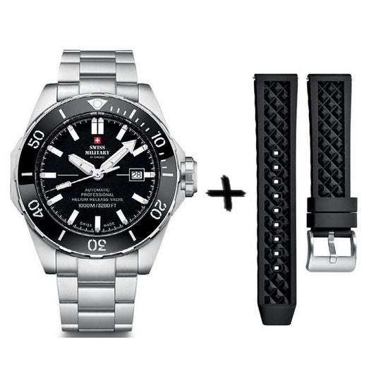 Мъжки часовник SWISS MILITARY BY CHRONO - SMA34092.01SET BLACK
