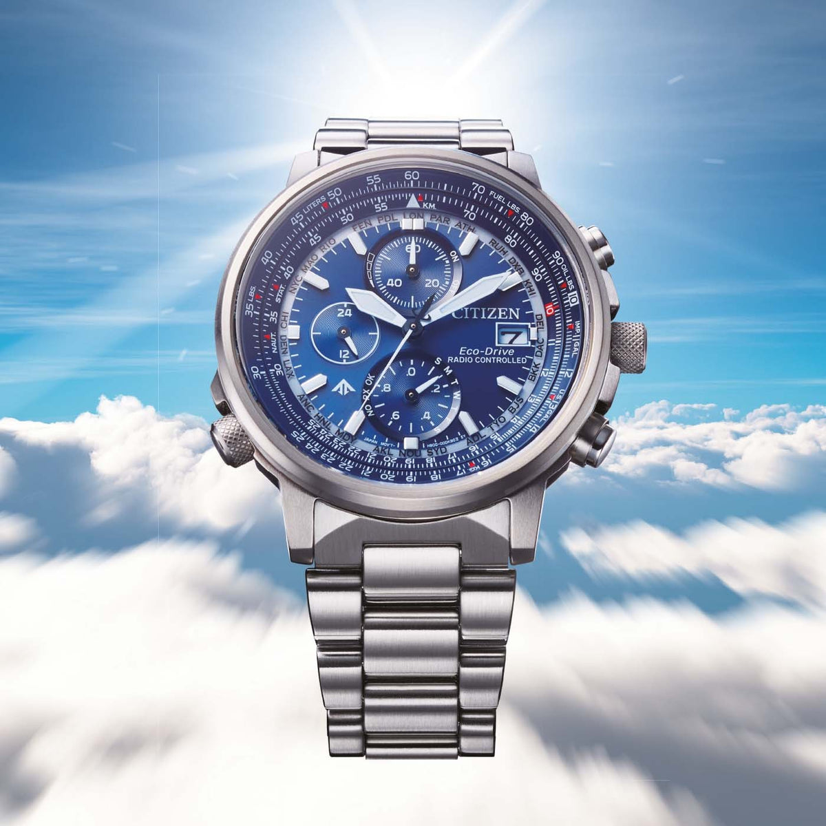 Мъжки часовник Citizen Eco-Drive Radio-Controlled  - AT8300-58L