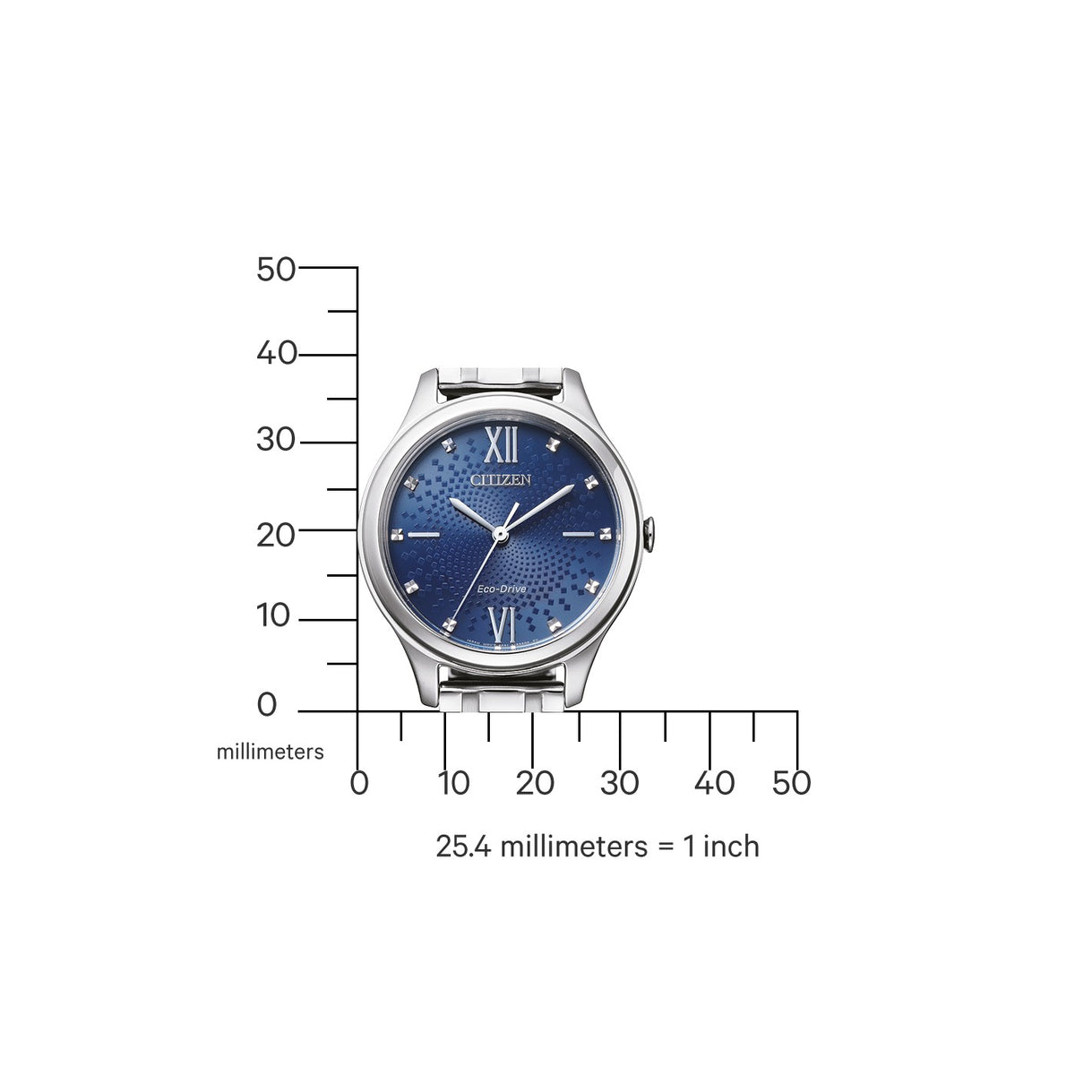 Дамски аналогов часовник Citizen Eco-Drive - EM0500-73L