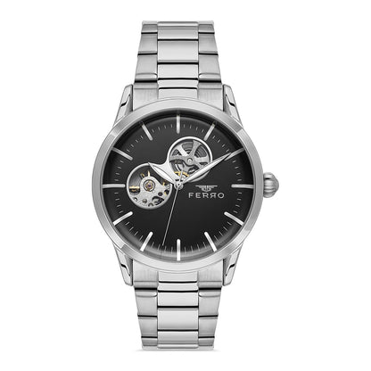 Мъжки часовник Ferro Open Heart - F31445A-A2