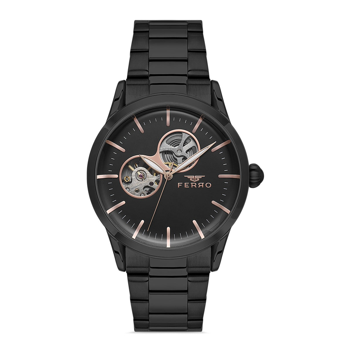 Мъжки часовник Ferro Open Heart - F31445A-G